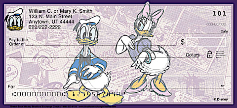 Sketch Book Mickey Personal Checks