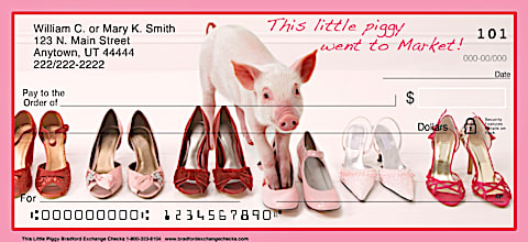 This Little Piggy Personal Checks