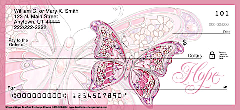 On The Wings of Hope Personal Checks