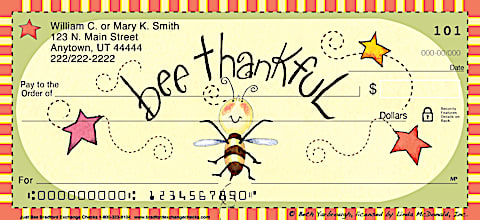 Just Bee Personal Checks