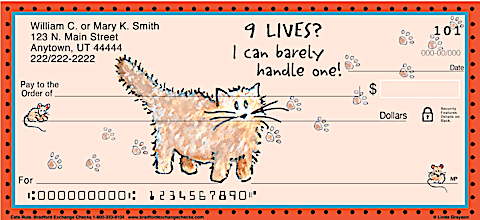 Cats Rule Personal Checks