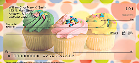 Cupcake Craze Personal Checks