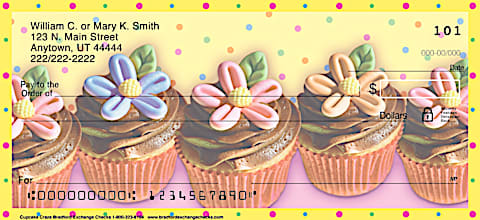 Cupcake Craze Personal Checks