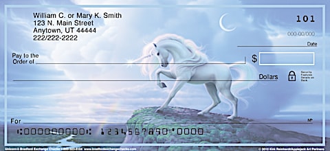 Unicorns Personal Checks