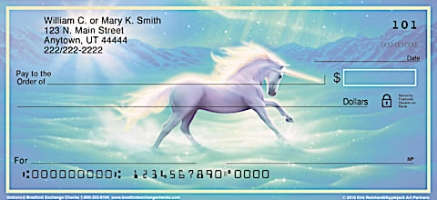 Unicorns Personal Checks