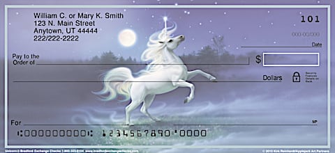 Unicorns Personal Checks