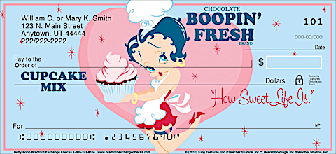 Betty Boop Personal Checks