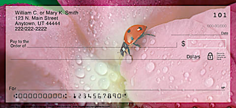 Lady Bug Luck Personal Checks