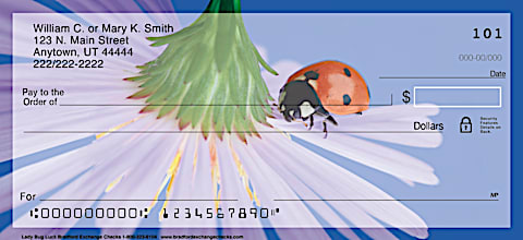 Lady Bug Luck Personal Checks