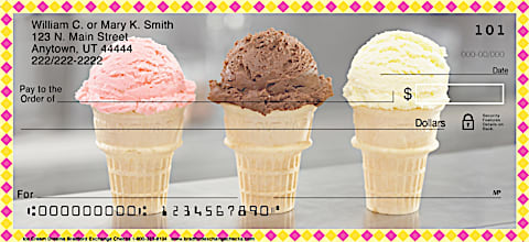 Ice Cream Dreams Personal Checks