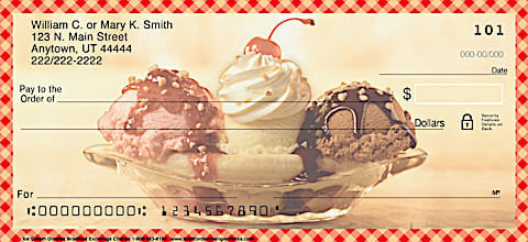 Ice Cream Dreams Personal Checks