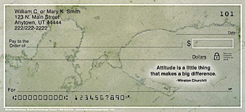 Marble Inspirations Personal Checks