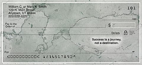Marble Inspirations Personal Checks