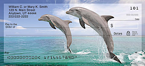 Dancing Dolphins Personal Checks