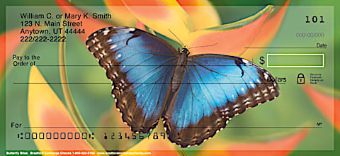 Butterfly Bliss Personal Checks