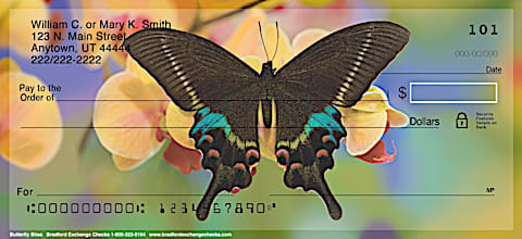 Butterfly Bliss Personal Checks
