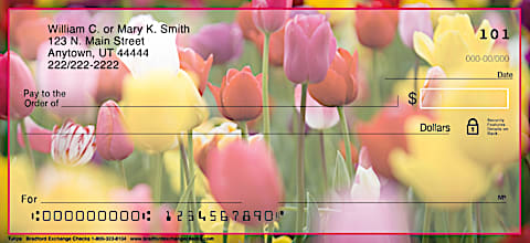 Tulips Personal Checks