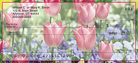 Tulips Personal Checks