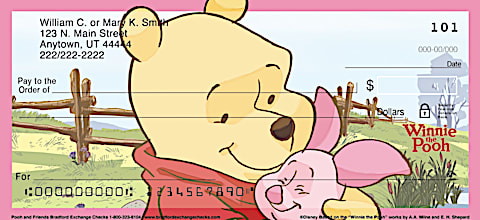 Pooh and Friends Personal Checks