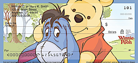 Pooh and Friends Personal Checks