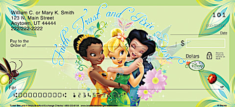 Tinkerbell & Friends Personal Checks