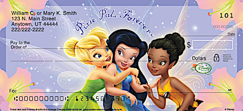 Tinkerbell & Friends Personal Checks