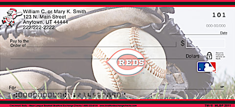 Cincinnati Reds Major League Baseball Personal Checks