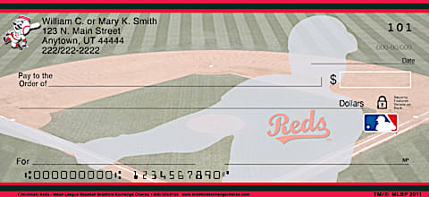 Cincinnati Reds Major League Baseball Personal Checks