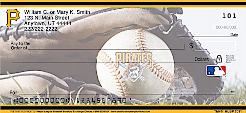 Pittsburgh Pirates Major League Baseball Personal Checks