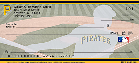 Pittsburgh Pirates Major League Baseball Personal Checks