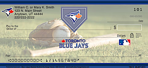 Toronto Blue Jays Major League Baseball Personal Checks