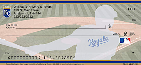 Kansas City Royals Major League Baseball Personal Checks
