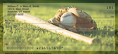 Baseball Personal Checks