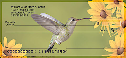 Hummingbirds Personal Checks