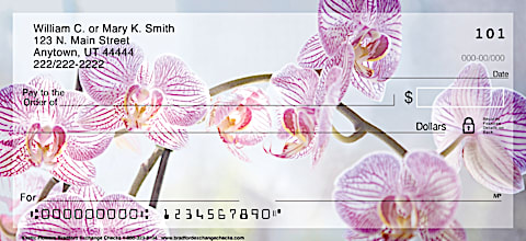 Exotic Flowers Personal Checks