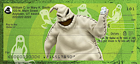 The Nightmare Before Christmas Personal Checks