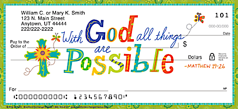 Words of Faith Personal Checks