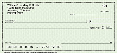 Green Safety Personal Checks