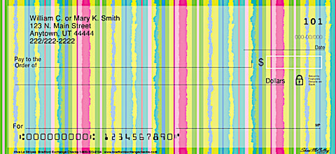 Viva La Stripe Personal Checks