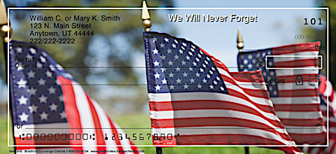 Honoring Our Veterans Personal Checks