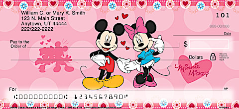 Disney Classic Romance Personal Checks