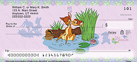 Disney Classic Romance Personal Checks