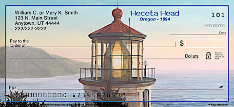 America's Favorite Lighthouses Personal Checks