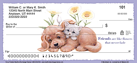 Puppy and Kitten Personal Checks, Cat and Dog Personal Checks