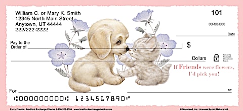 Puppy and Kitten Personal Checks, Cat and Dog Personal Checks