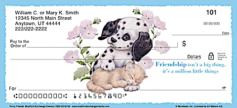 Puppy and Kitten Personal Checks, Cat and Dog Personal Checks