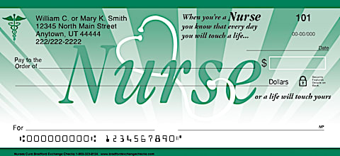 Nurses Cure Personal Checks