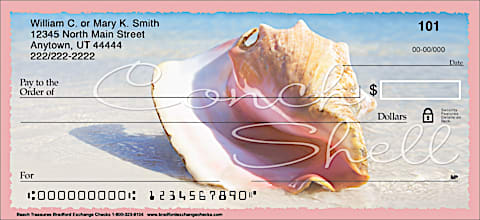 Beach Treasures Personal Checks