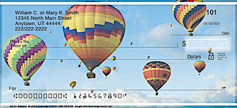 Hot Air Balloons Personal Checks