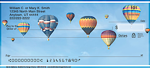 Hot Air Balloons Personal Checks